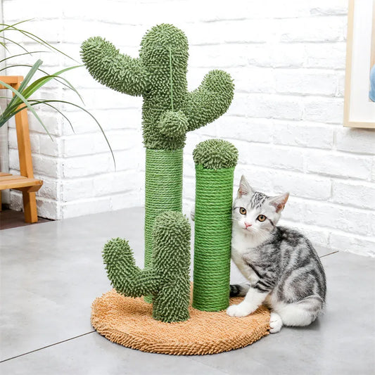 Cat's Cute Cactus Scratching House - SovaMarket