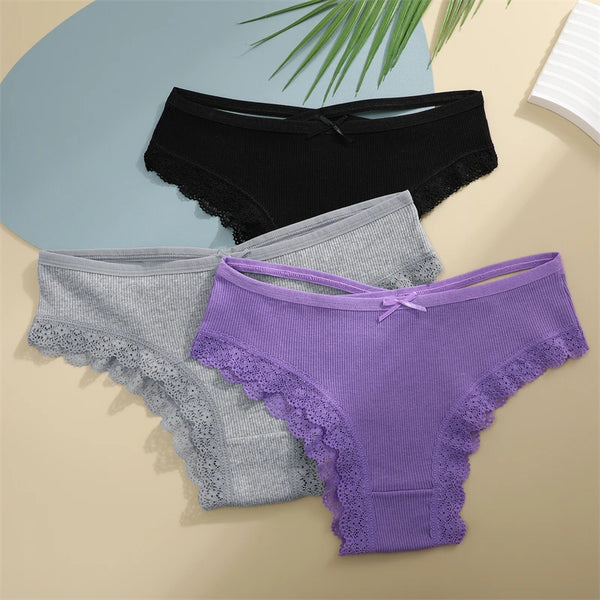 Low-Waist Cross Webbing Panties