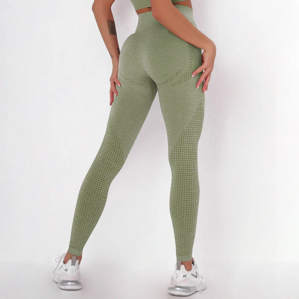 High Waist Tummy Control Push-Up Leggings